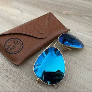 Blue Lenses- Aviator Ray Ban’s